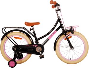 Volare Excellent Kinderfahrrad - Mädchen - 18 Zoll - Schwarz - 95% zusammengebaut