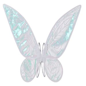 Schmetterlingsflügel Umhang Schmetterling Kostüm Karneval  für Mädchen Weiß