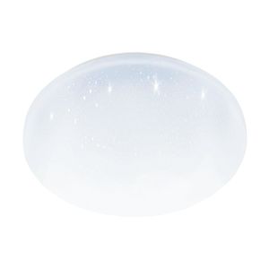 EGLO LED Deckenlampe Pogliola-S, Ø 31 cm, Kristall Deckenleuchte, Badleuchte Decke, Badezimmer Lampe Sternenhimmel, neutralweiß, IP44
