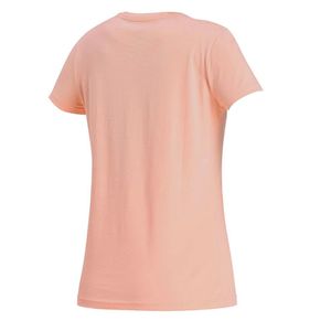 PUMA Damen T-Shirt - Essentials Metallic Logo Tee, Rundhals, Kurzarm, uni Apricot L