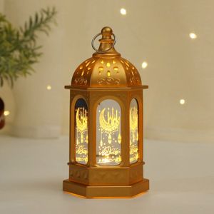 Ramadan Deko Lampe,Eid Mubarak Laterne Mond Stern Dekoration, Hängend Ramadan Deko Licht für Muslimische Festival Dekorative(Gold)