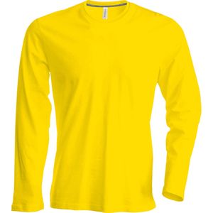Kariban K359 Herren T-Shirt langarm yellow XL