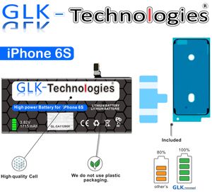 GLK-Technologies Akku für Apple iPhone 6S 6 S A1688 A1633 A1700 Batterie Ohne Set