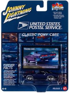 Johnny Lightning JLPC012-5 Dodge Challenger R/T lila metallic 1970 "US Postal Service" - Pop Culture 2023 R2 Maßstab 1:64 Modellauto