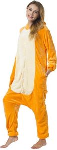 Katara 1744 -  Affe orange XL (175-185cm), Jumpsuit, Onesie, Karneval, Overall, Party, Karnevals-Kostüm, Verkleidung zum Fasching, Schlafanzug, Hausanzug, Jogginganzug, Cosplay, Tierkostüm für Erwachsene