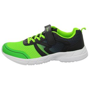 Sneakers Damen-Klett-Sportschuh Grün-Schwarz, Farbe:grün, EU Größe:40