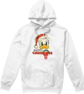 Disney - "Merry Christmas" Kapuzenpullover für Herren TV4682 (XXL) (Weiß)