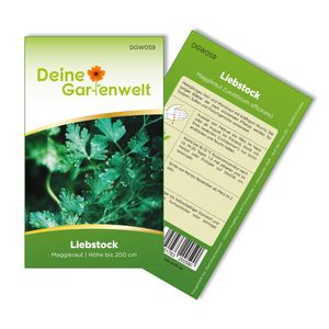 Liebstock Maggikraut Samen - Levisticum officinale - Liebstocksamen - Kräutersamen - Saatgut für 30 Pflanzen