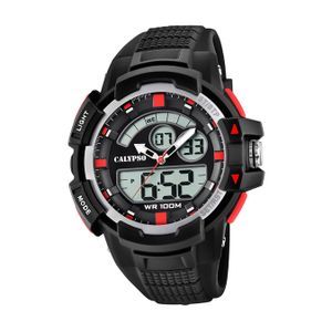 Calypso Kunststoff PolyurethanHerren Uhr K5767/3 Armbanduhr schwarz Digital D2UK5767/3