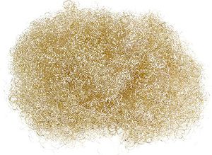 Flower Hair Lametta Gold-Silber für Weihnachten, Hochzeiten, Deko, festliches Glänzen, 200g
