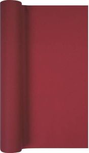 Papier Tischläufer BORDEAUX rot mit Struktur 40x490cm Airlaid Home Fashion WA