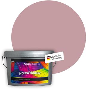 WALLCOVER Colors Trendfarben Wandfarbe Altrosa 2,5 L für Innen Innenfarbe ​Matt