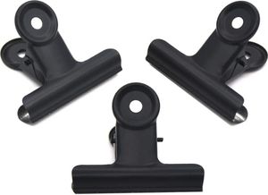 Schwarz Klammern Metall Bulldog Clips - 20 Pcs 50mm Klemmbrett Klammer Büroklammern Groß Metallklammern Papierklemmen Büro Metallclips