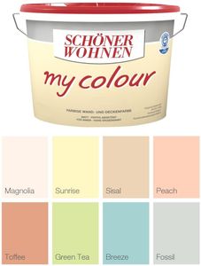 Schöner Wohnen  my colour Wandfarbe matt  10 L Farbwahl, Farbe:My Magnolia