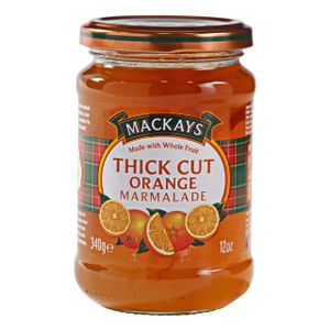 Mackays Orangenmarmelade dick geschnitten Topf 340 Gramm