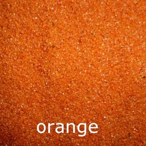 Dekosand Farbsand 0,5-1 mm 1000g Streudeko - MADE IN GERMANY-Farbe:orange