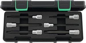 Stahlwille Satz Schraubendreher-Einsätze, für Torx, 1/2 Zoll Antriebsvierkant, lang, 6-teilig