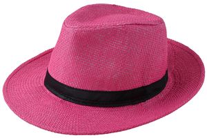Panama Hut Bogart Strohhut Pink 58