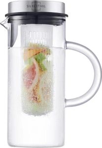 SILBERTHAL Glaskaraffe mit Frucheinsatz - 1 Liter