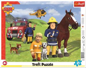 TREFL Puzzle Požárník Sam: Na hlídce 25 dílků