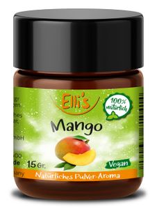 Natürliches Lebensmittelaroma Mango 15g, Pulver