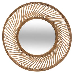 Spiegel "Spirale" - Bambus D. 72 cm - Atmosphera créateur d'intérieur