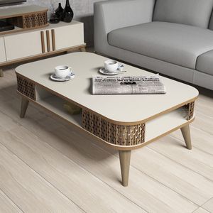 Skye Decor, Eylül- Eylül HCT, Sahne, Couchtische, 34,6x105x60 cm, 100% Melaminbeschichtete Partikelplatte