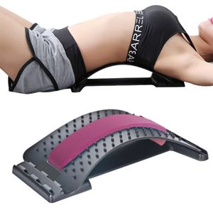 Back Support, Rückenstrecker Rückendehner Rückentrainer gegen Verspannungen (Pink)
