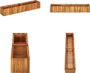 vidaXL Záhradný vyvýšený záhon 150 x 30 x 25 cm z masívneho dreva akácie - Vyvýšený záhon - Vyvýšené záhony - Drevený kvetináč - Kvetináč