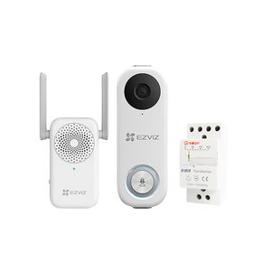 EZVIZ DB1C Smart-Video-Türklingel mit Klingel und Transformator-Kit
