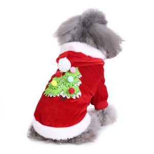 Weihnachtskostüm für Hunde, Hundekleidung für kleine, mittelgroße Hunde und Katzen,(S)