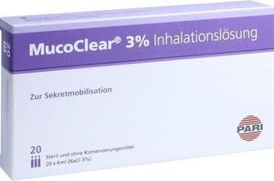 Mucoclear 3% Nacl inhalačný roztok 20X4 ml
