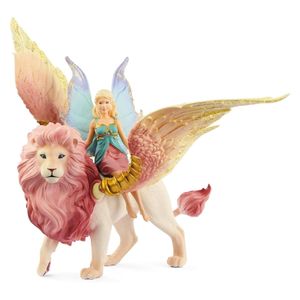Schleich® Bayala 70714 Elfe auf geflügeltem Löwe Spielfiguren-Set