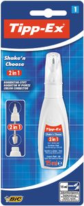 BIC 900357 Tipp-Ex Korrekturstift 'Shake'n Choose' 2 in 1, weiß (15 ml)