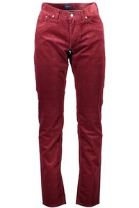 GANT Herren Hose Freizeithose Businesshose Markenhose , Größe:38 L34, Farbe:rot (617 mahogny red)