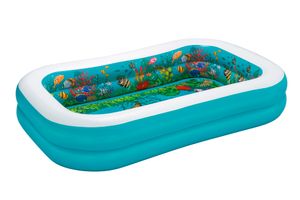 Bestway® Family Pool 3D Abenteuer 262 x 175 x 51 cm, eckig