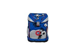 DerDieDas ErgoFlex Exklusiv Superflash leichter Fußball-Schulranzen - Silver Soccer - 5-teiliges Set, XL Reflektorfläche DerDieDas ErgoFlex Exklusiv Superflash leichter Fußball-Schulranzen - Silver Soccer - 5-teiliges Set, XL Reflektorfläche