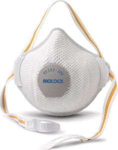 Moldex respirátor 3408 - FFP3 R D s tesniacim okrajom a klimatickým ventilom - Air Plus ProValve 5 ks