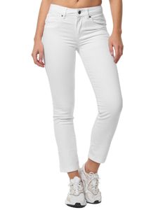 Tazzio Damen Straight Leg Jeans F110 (Weiß, 46)