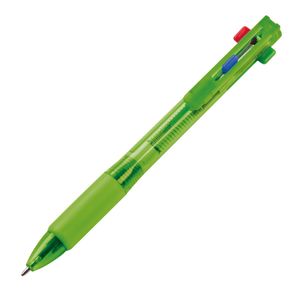 10x 4in1 Kugelschreiber mit 4 Schreibfarben / Kugelschreiberfarbe: hellgrün