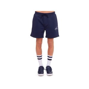 Tommy Jeans Herren Signature Sweat-Shorts, Blau L