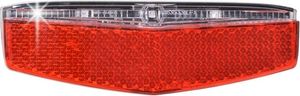 LED-USB-Rücklicht Akku schwarz-rot Quick-Release-Halterung Gepäckträgermontage