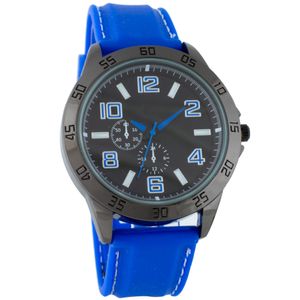 Herrenarmbanduhr mit Silikonarmband Analog Sportuhr Businessuhr Quarzuhr Japanisches Uhrwerk - 2-LD5049-7