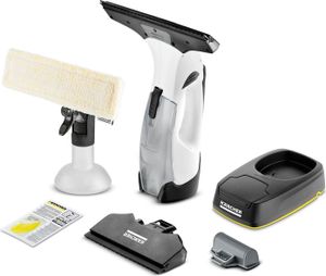 Kärcher Cleaner de Glasreiniger a Akku WV 5 Plus N Akku, Zusatzakku, Indikator LED Status de Akku, 2 Düsen de Vakuum, Sprühflasche con Mikrofasertuch de, 20 ml Reinigungsmittel