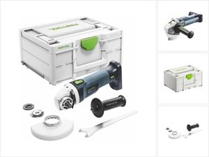 Festool AGC 18-125 EB-Basic akumulatorowa szlifierka kątowa 18 V 125 mm bezszczotkowa ( 576825 ) + Systainer - bez akumulatora, bez ładowarki ( następca 575343 )