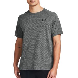 Under Armour Tech-strukturiertes Kurzarm-T-Shirt, Grau S