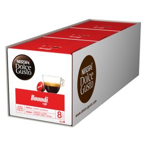 Nescafé Dolce Gusto Espresso Buondi, Bondi, Káva, Kávové kapsle, 3 balení, 3 x 16 kapslí