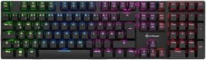 Sharkoon PureWriter RGB - standardowy - przewodowy - USB - przełącznik mechaniczny - LED RGB - czarny