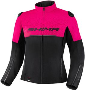 SHIMA Drift Damen Motorrad Textiljacke Farbe: Schwarz/Pink, Grösse: L