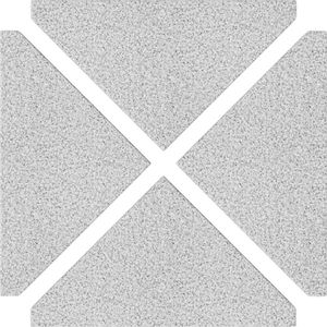vidaXL Sonnenschirm-Gewichtsplatten 4 Stk. Grau Granit Dreieckig 14 kg